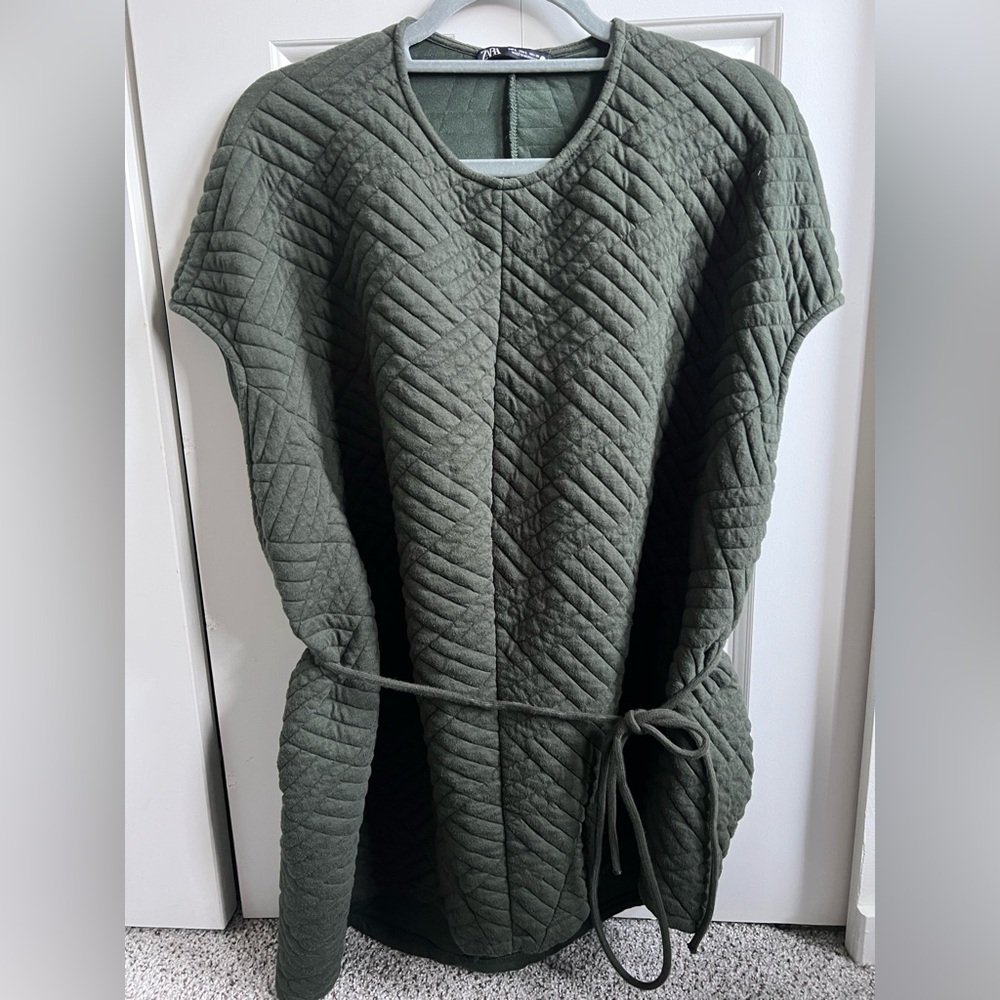 Zara oversized Large quilted vest